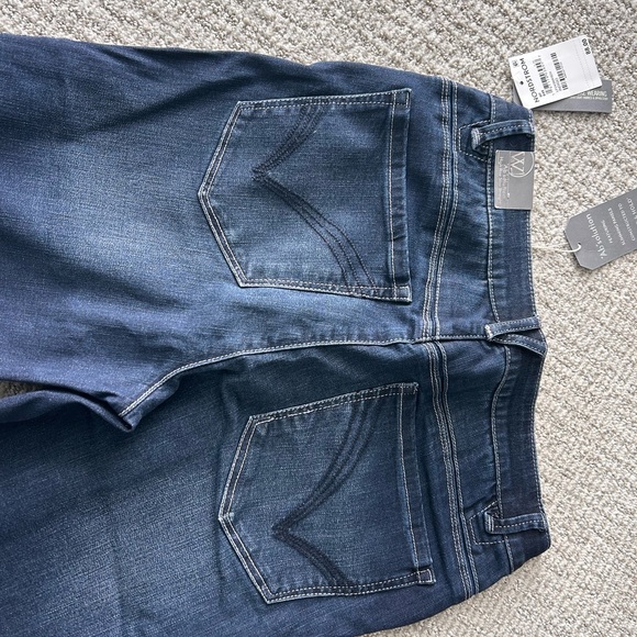 Wit & Wisdom Dark Blue Straight Leg Jeans - Picture 4 of 6